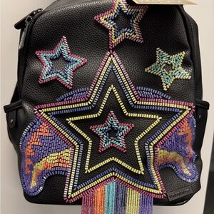 BNWT SPRAYGROUND AI African Intelligence Multicolor Beaded Star design backpack